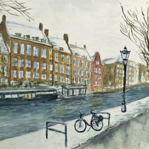 Snowy Amsterdam by Bethany Payet